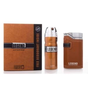 ليجند عطر للرجال 100 مل +سبراى 200 مل من امبر العالميه