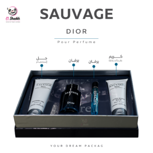 طقم عطر Sauvage الرجالي
