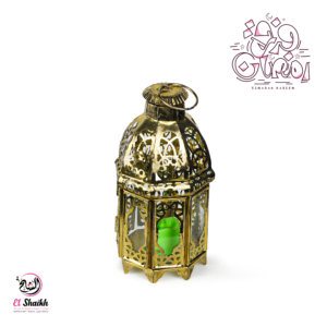 فانوس رمضاني كلاسيكي ذهبي