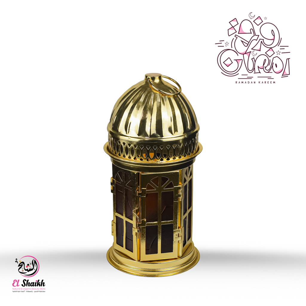 فانوس رمضاني كلاسيكي ذهبي