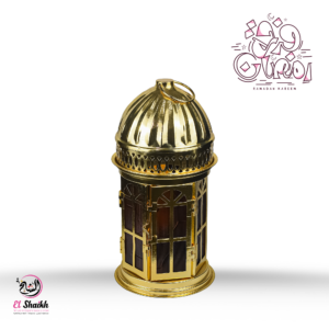 فانوس رمضاني كلاسيكي ذهبي
