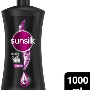صنسيلك شامبو لمعان للشعر الاسود 1 لتر