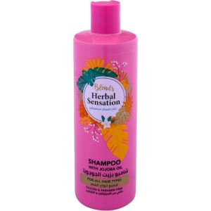 هيربال سينسيشن شامبو بزيت الجوجوبا لجميع انواع الشعر600 مل