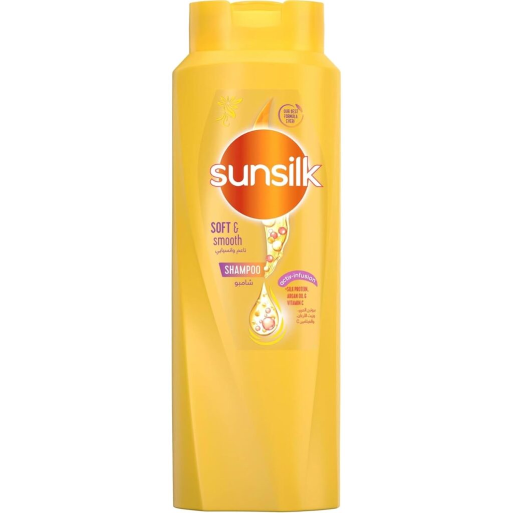 صنسيلك شامبو اصفر لشعر ناعم وانسيابى 600 مل