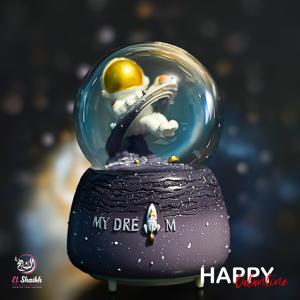 بلورة زجاجية مضيئة - رجل فضاء