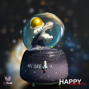 بلورة زجاجية مضيئة - رجل فضاء