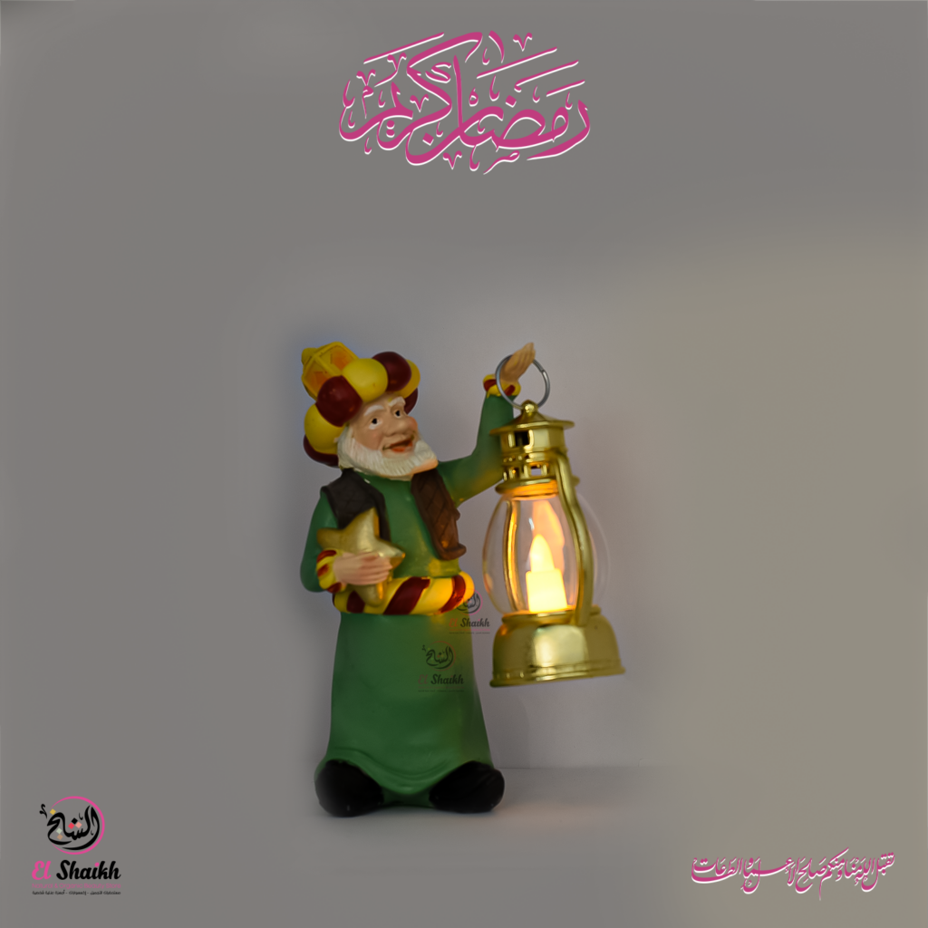 مجسم شكل فنانيس مضيئ