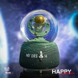 بلورة زجاجية مضيئة - رجل فضاء