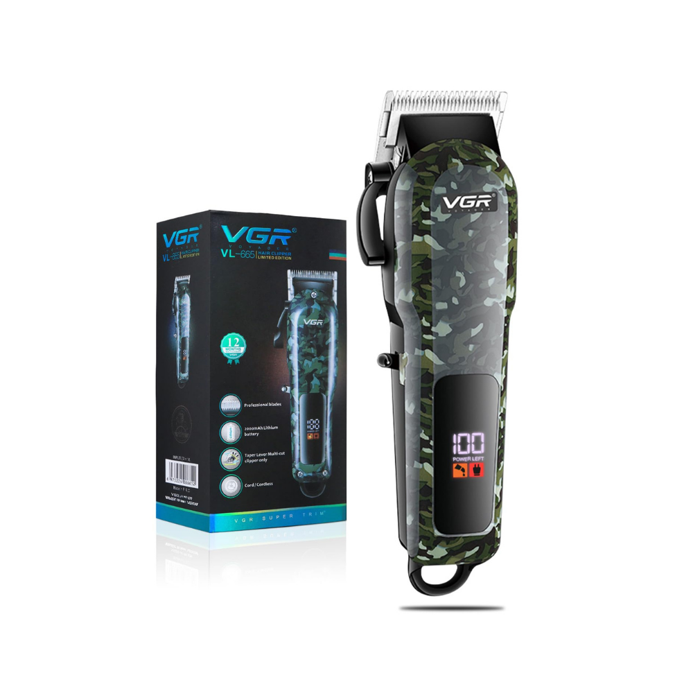 فى جى ار 665 ماكينه حلاقة الشعر الاحترافيه