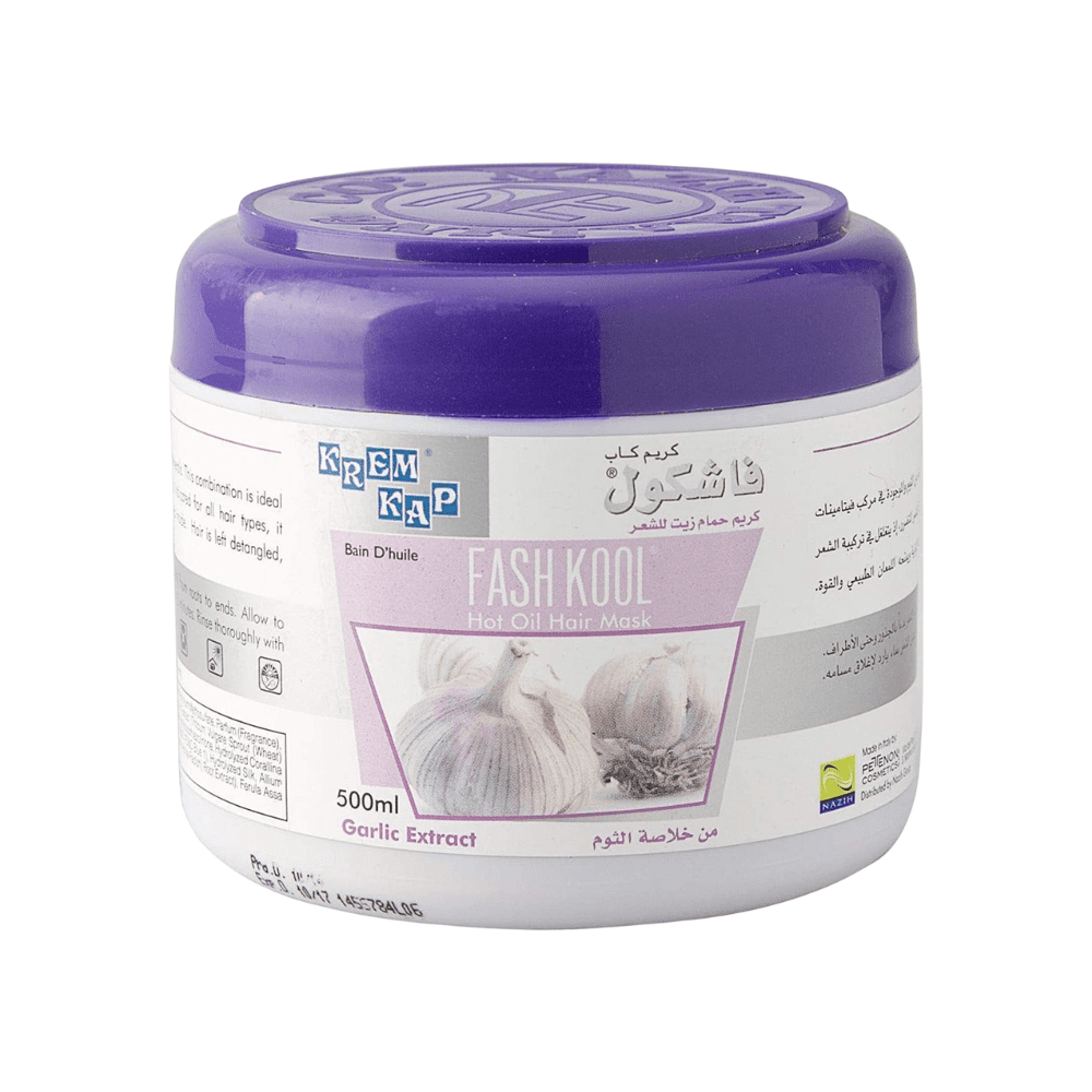 فاشكول كريم حمام زيت للشعر بخلاصة الثوم 500 مل