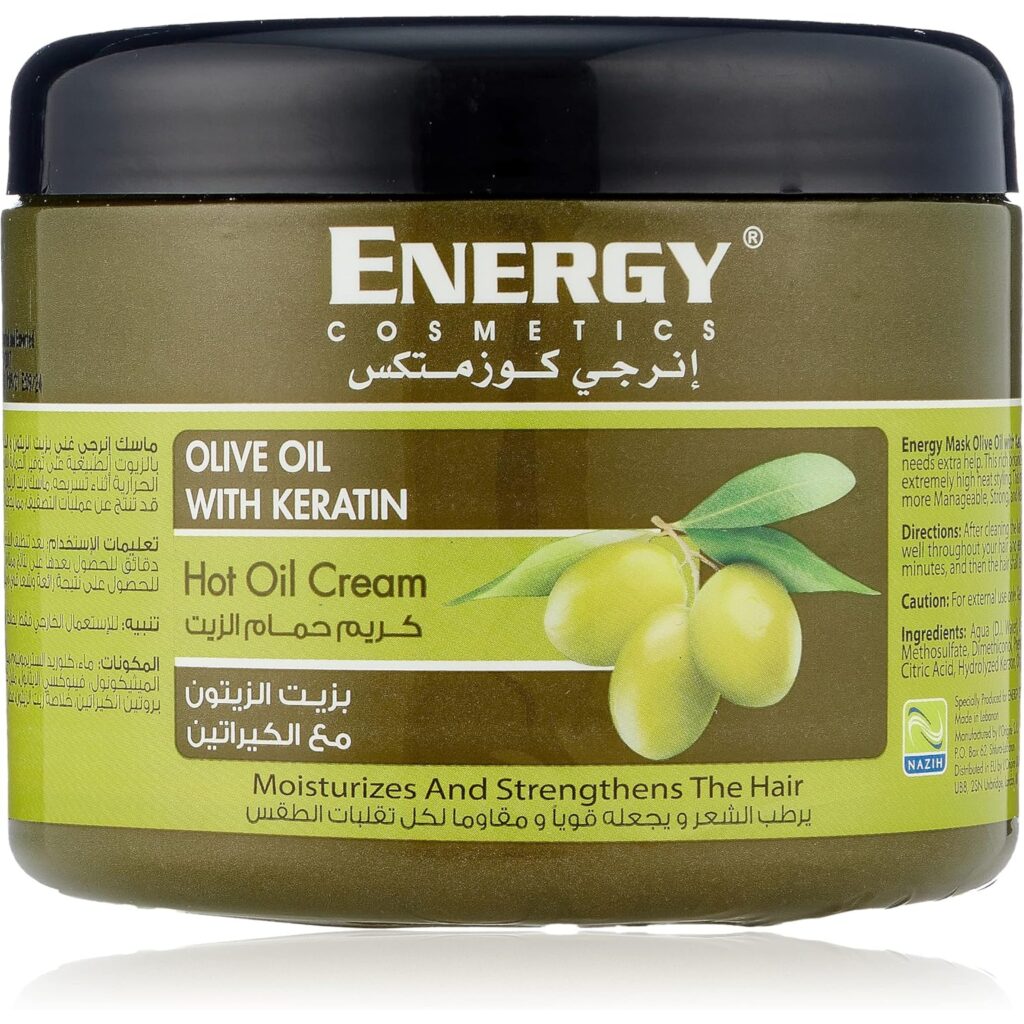انرجى حمام كريم زيتون وكيراتين 500 جم