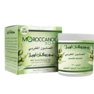 موروكان صابون مغربى زيتون+ ليفه 250 جم