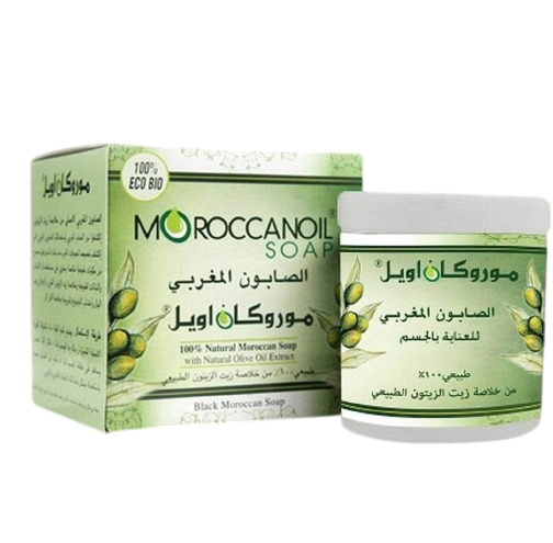 موروكان صابون مغربى زيتون+ ليفه 250 جم