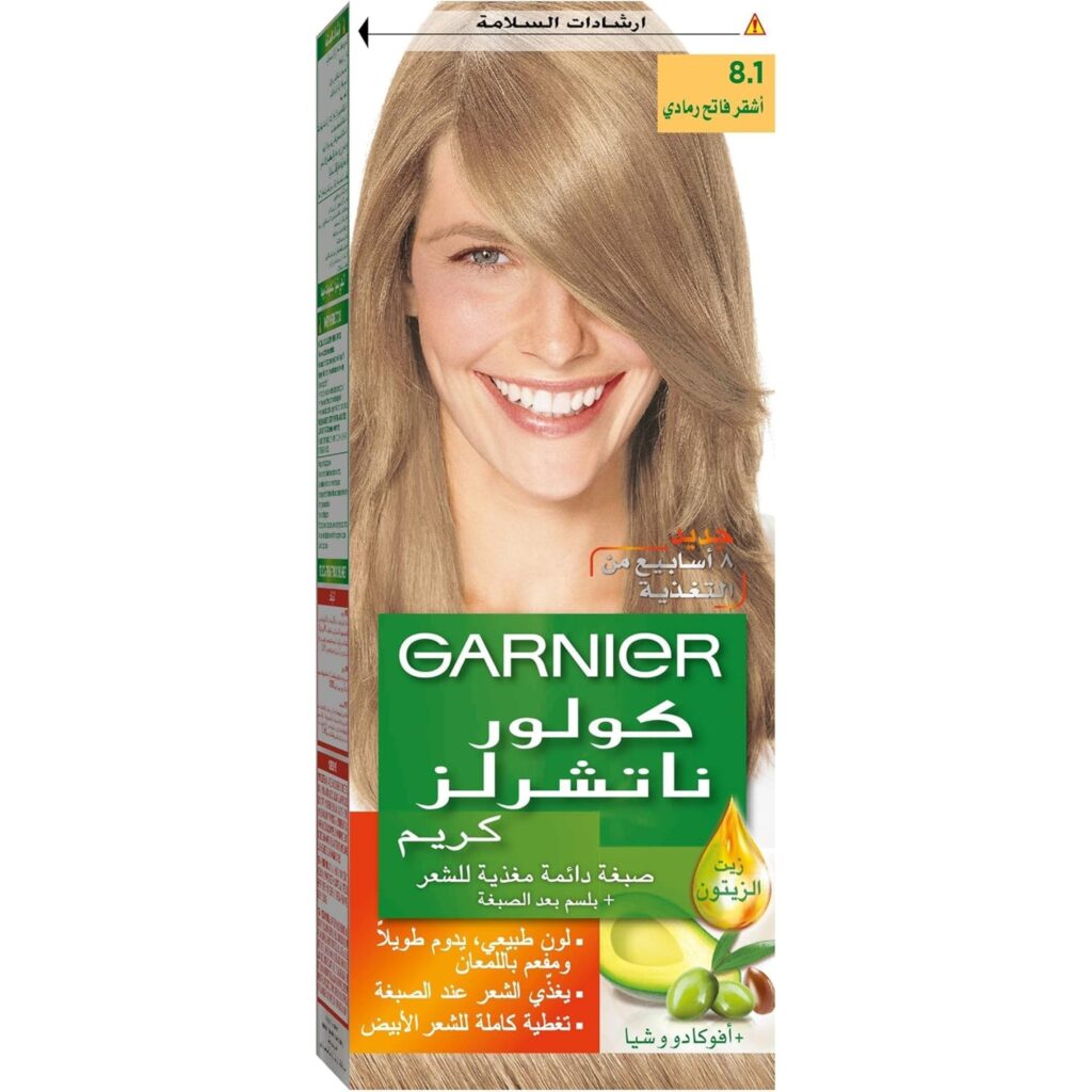 غارنية صبغة 8.1 اشقر فاتح رمادى